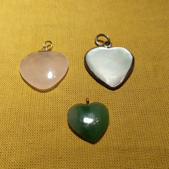 Heart Charms - lot of 3 - Picture 1 of 2